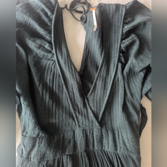 Free People I Need To Know Dress In Green - Picture 6 of 15